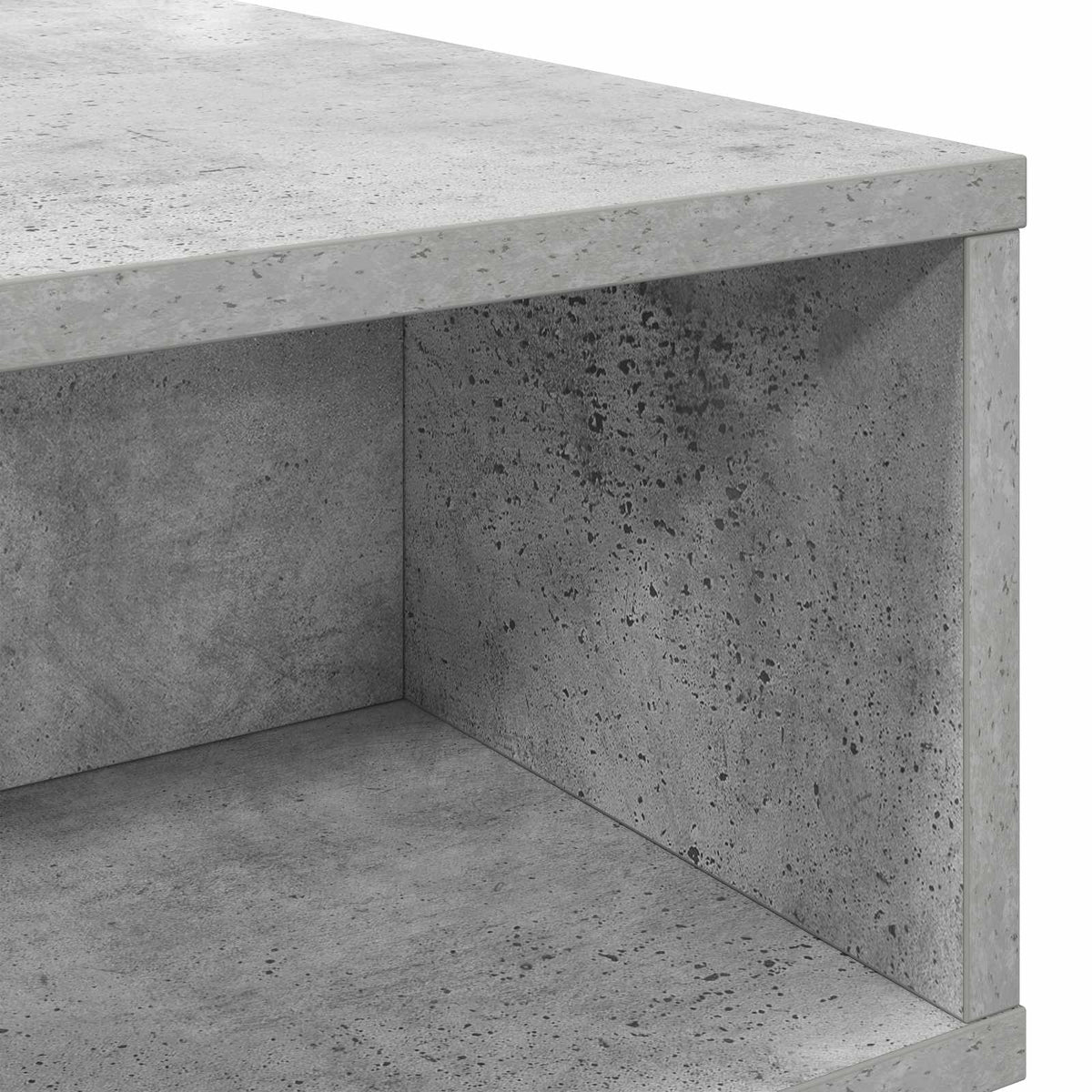 Kava Stol Betonski sivi 80 x 46 x 35 cm Konstruirano drvo