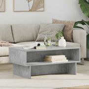 Kava Stol Betonski sivi 80 x 46 x 35 cm Konstruirano drvo