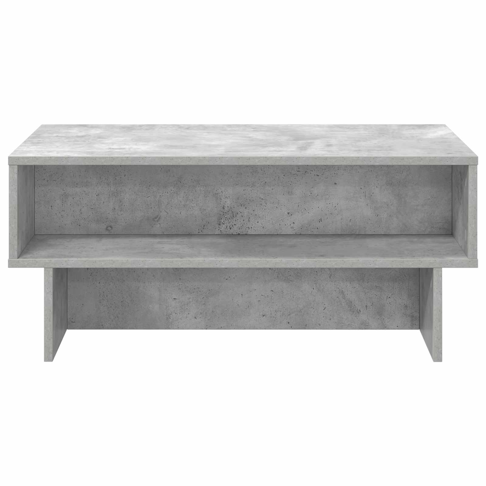 Kava Stol Betonski sivi 80 x 46 x 35 cm Konstruirano drvo