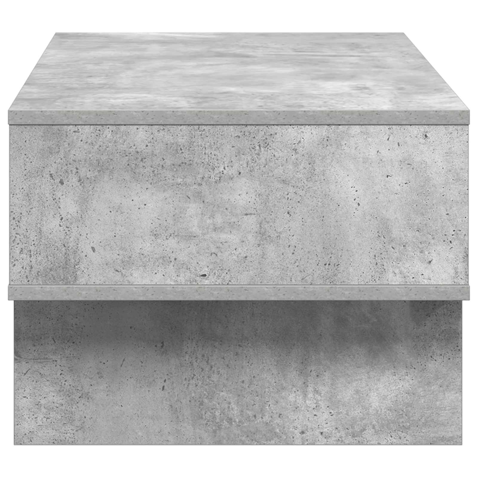 Kava Stol Betonski sivi 80 x 46 x 35 cm Konstruirano drvo