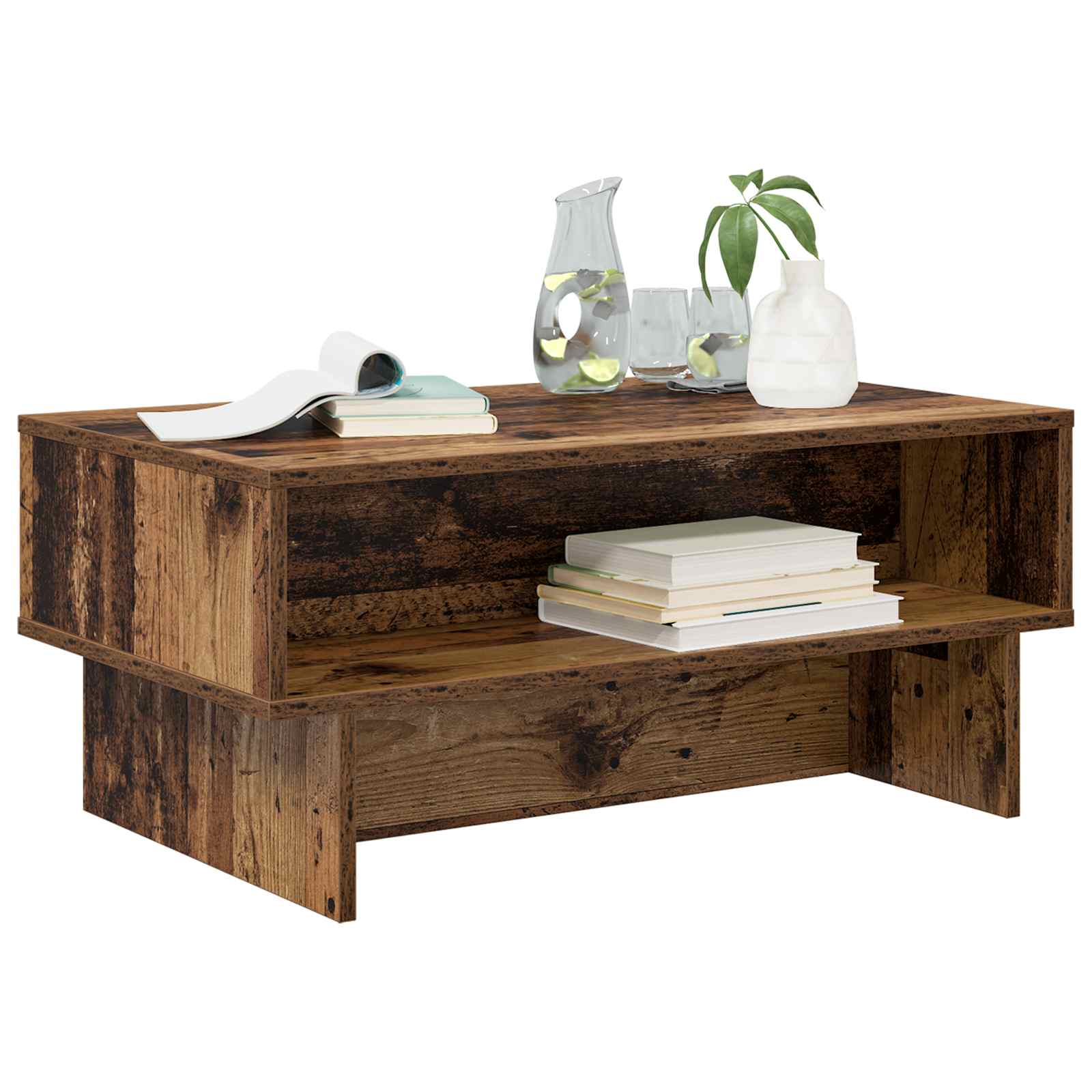 Kava Stol Staro drvo 80 x 46 x 35 cm Konstruirano drvo