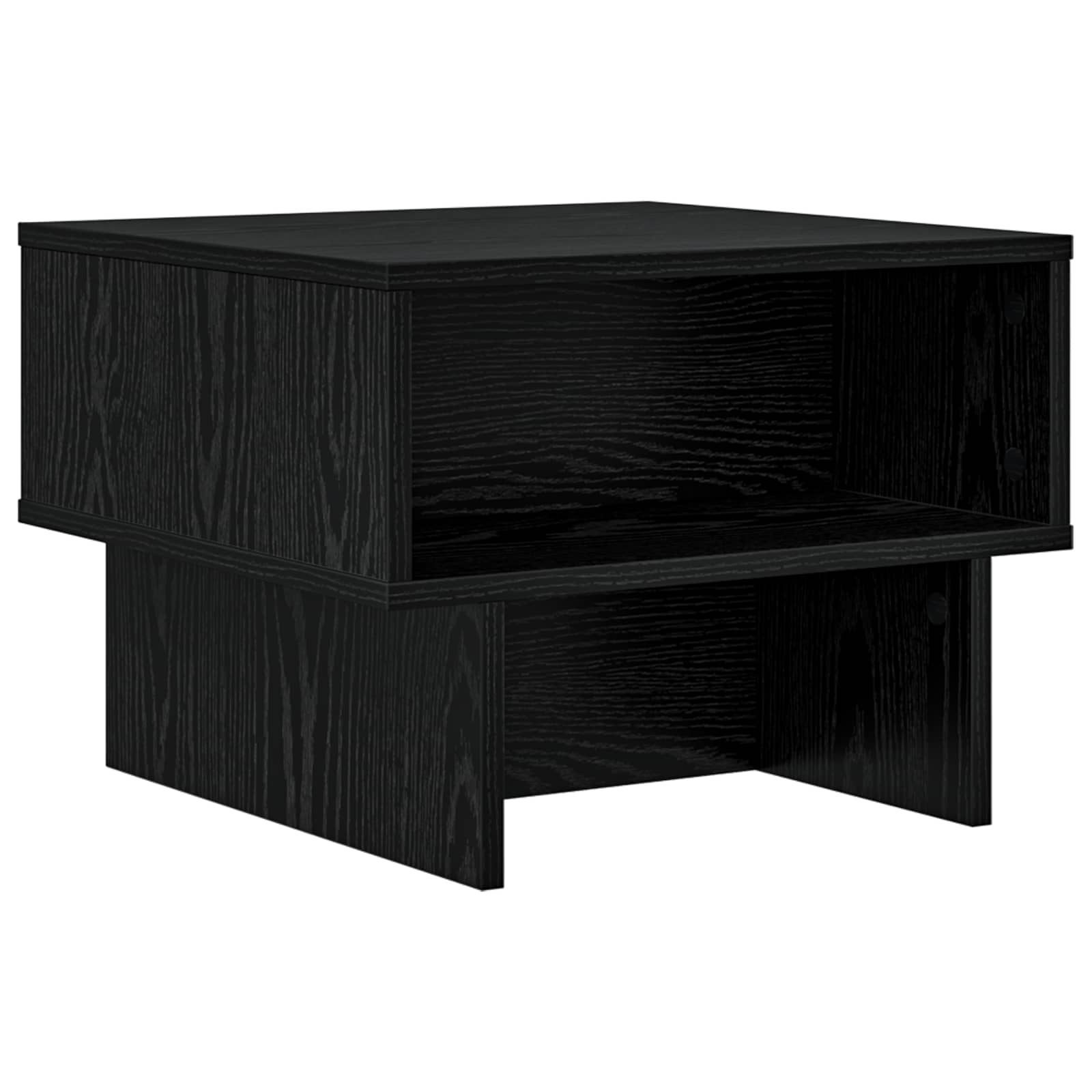 Kava Stol Crni hrast 48 x 46 x 35 cm Konstruirano drvo