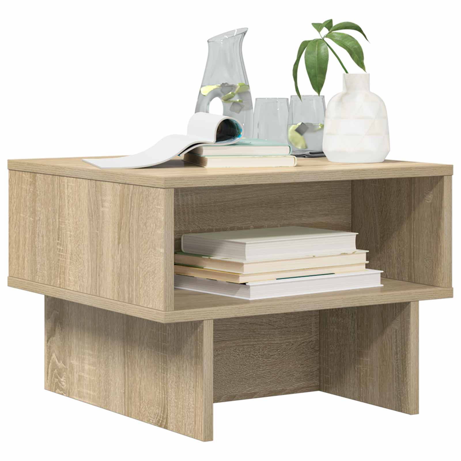 Kava Stol Sonoma hrast 48 x 46 x 35 cm Konstruirano drvo