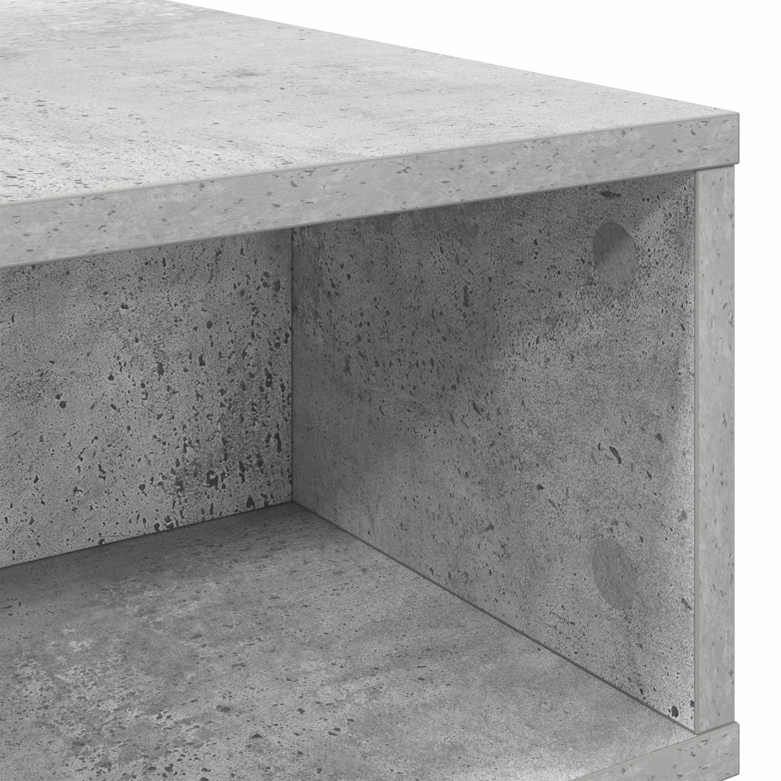 Kava Stol Betonski sivi 48 x 46 x 35 cm Konstruirano drvo