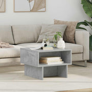 Kava Stol Betonski sivi 48 x 46 x 35 cm Konstruirano drvo