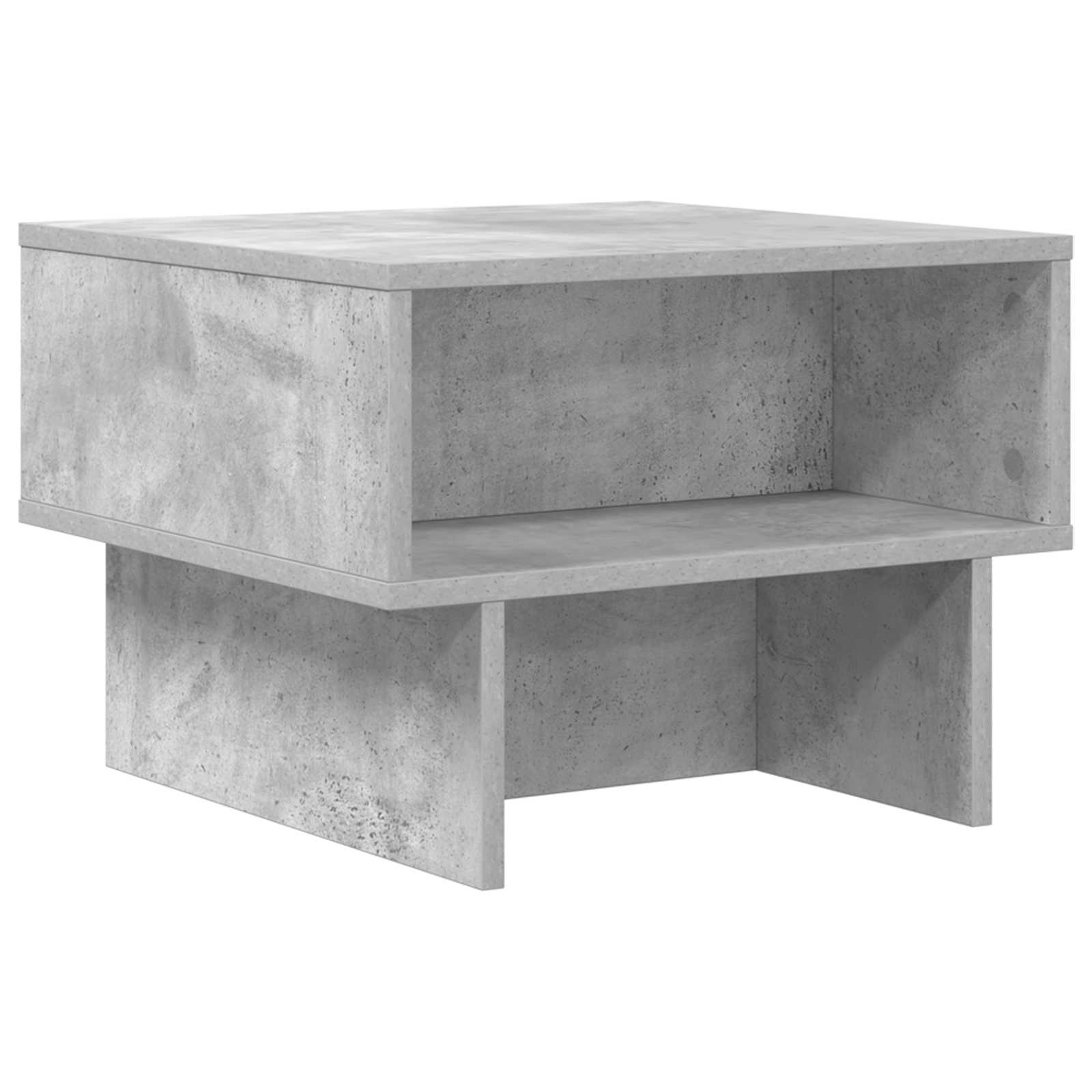 Kava Stol Betonski sivi 48 x 46 x 35 cm Konstruirano drvo
