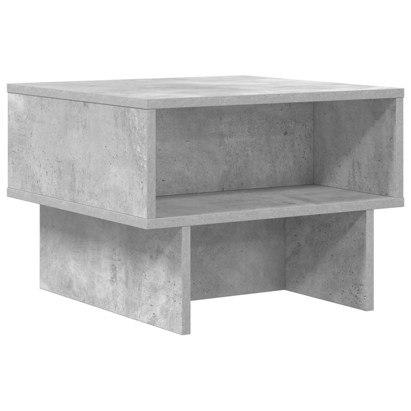 Kava Stol Betonski sivi 48 x 46 x 35 cm Konstruirano drvo