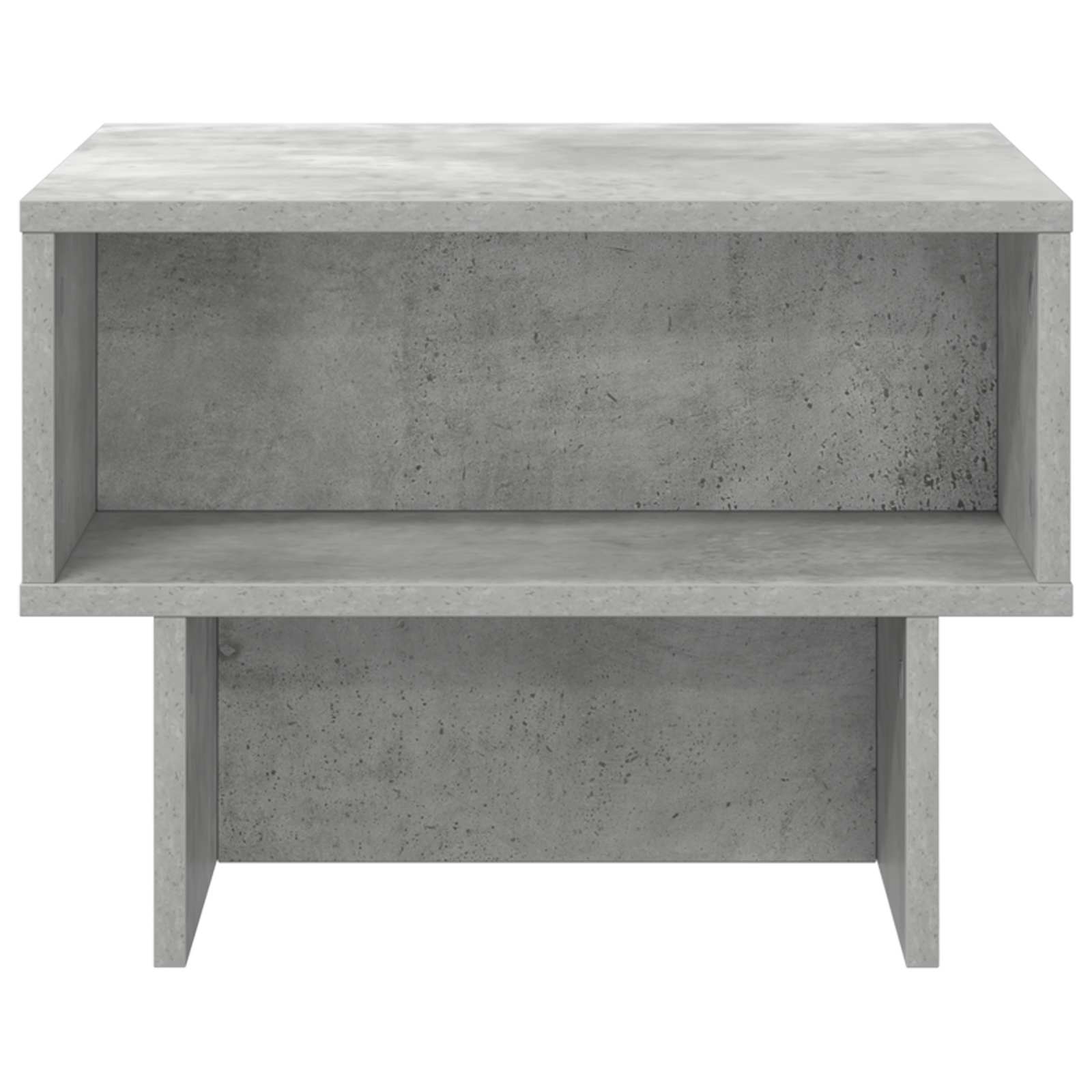 Kava Stol Betonski sivi 48 x 46 x 35 cm Konstruirano drvo