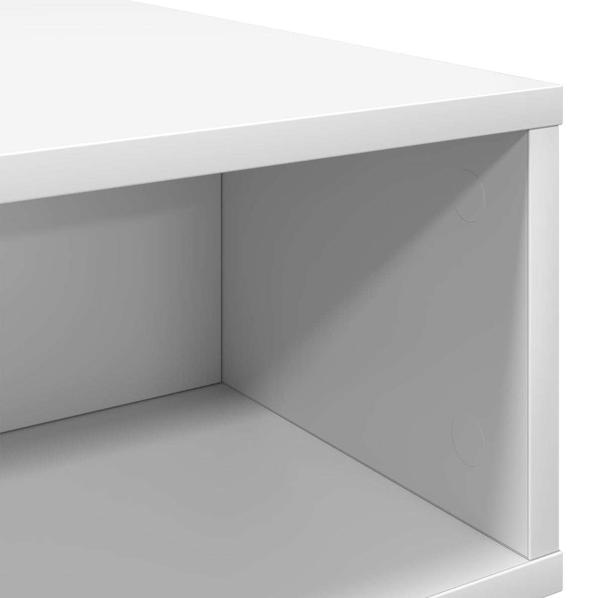 Kava Stol Bijelo 100 x 46 x 35 cm Konstruirano drvo