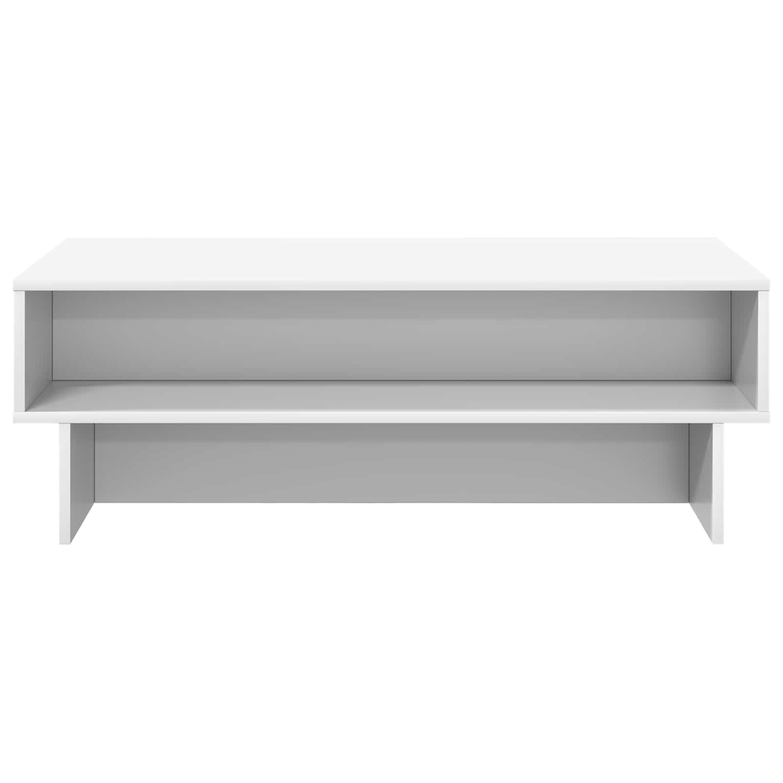 Kava Stol Bijelo 100 x 46 x 35 cm Konstruirano drvo