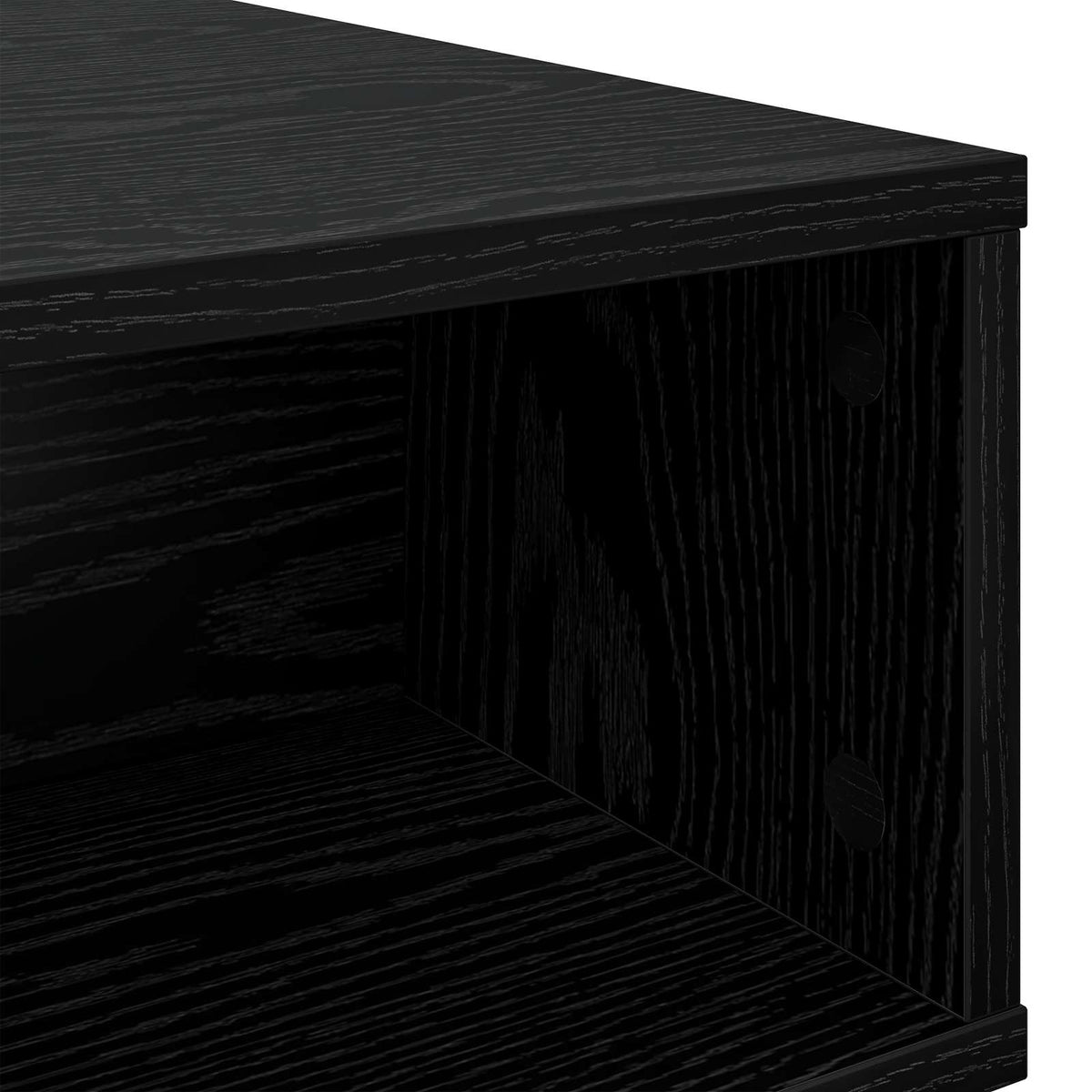 Kava Stol Crni hrast 100 x 46 x 35 cm Konstruirano drvo