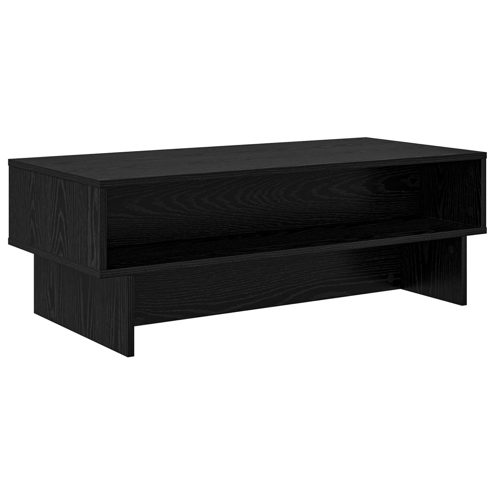Kava Stol Crni hrast 100 x 46 x 35 cm Konstruirano drvo