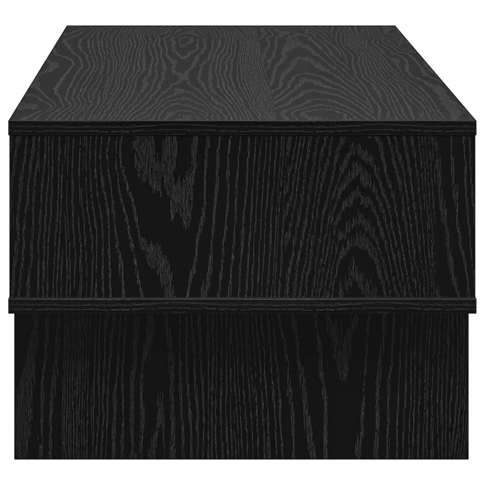 Kava Stol Crni hrast 100 x 46 x 35 cm Konstruirano drvo