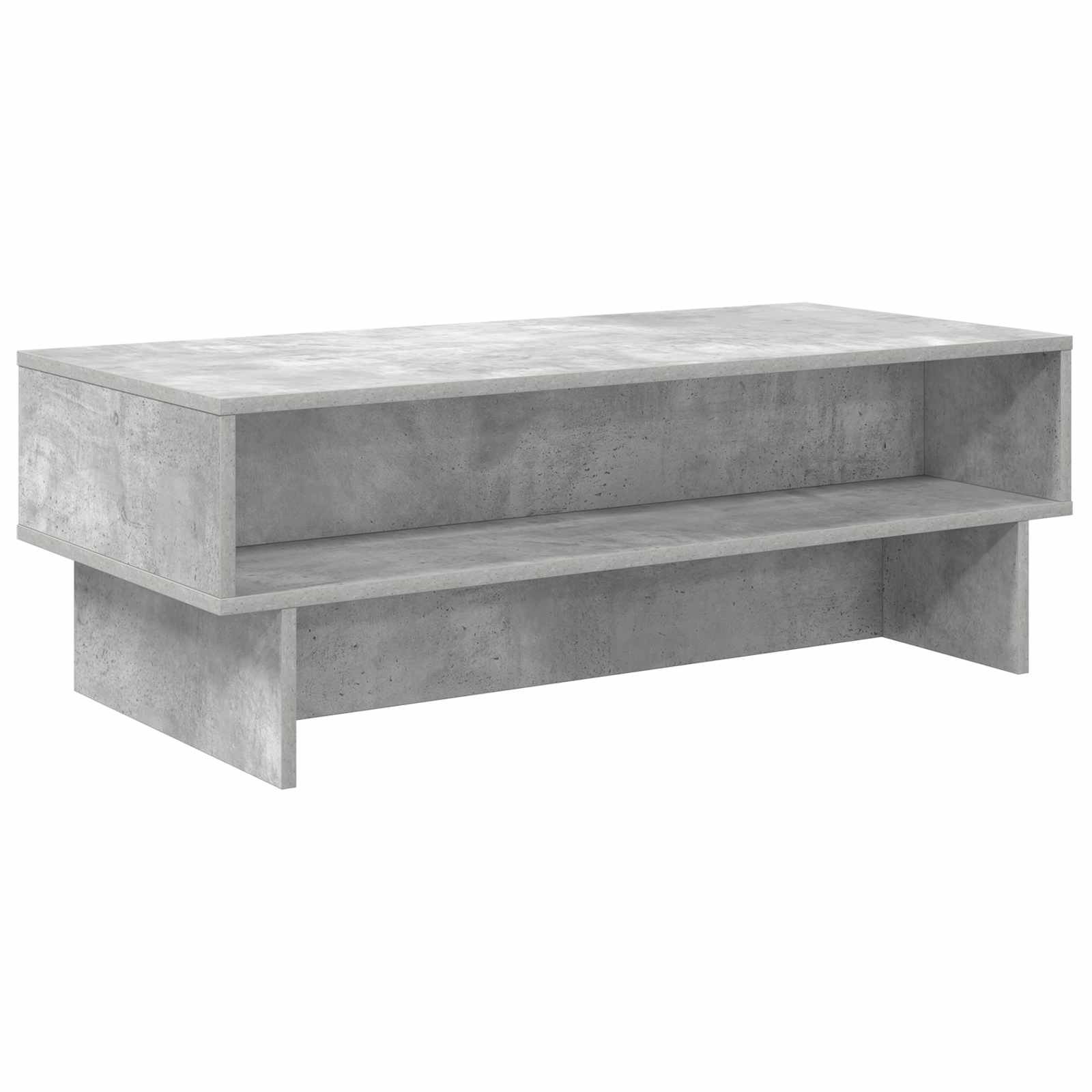Kava Stol Betonski sivi 100 x 46 x 35 cm Konstruirano drvo