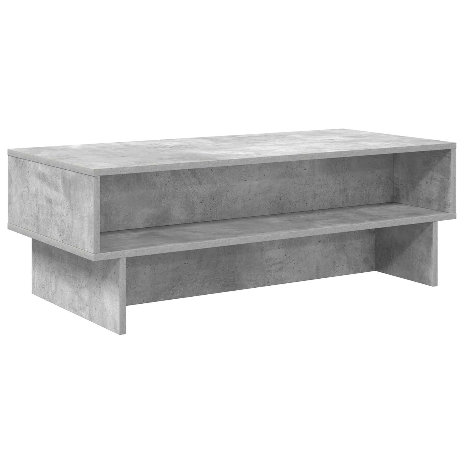 Kava Stol Betonski sivi 100 x 46 x 35 cm Konstruirano drvo