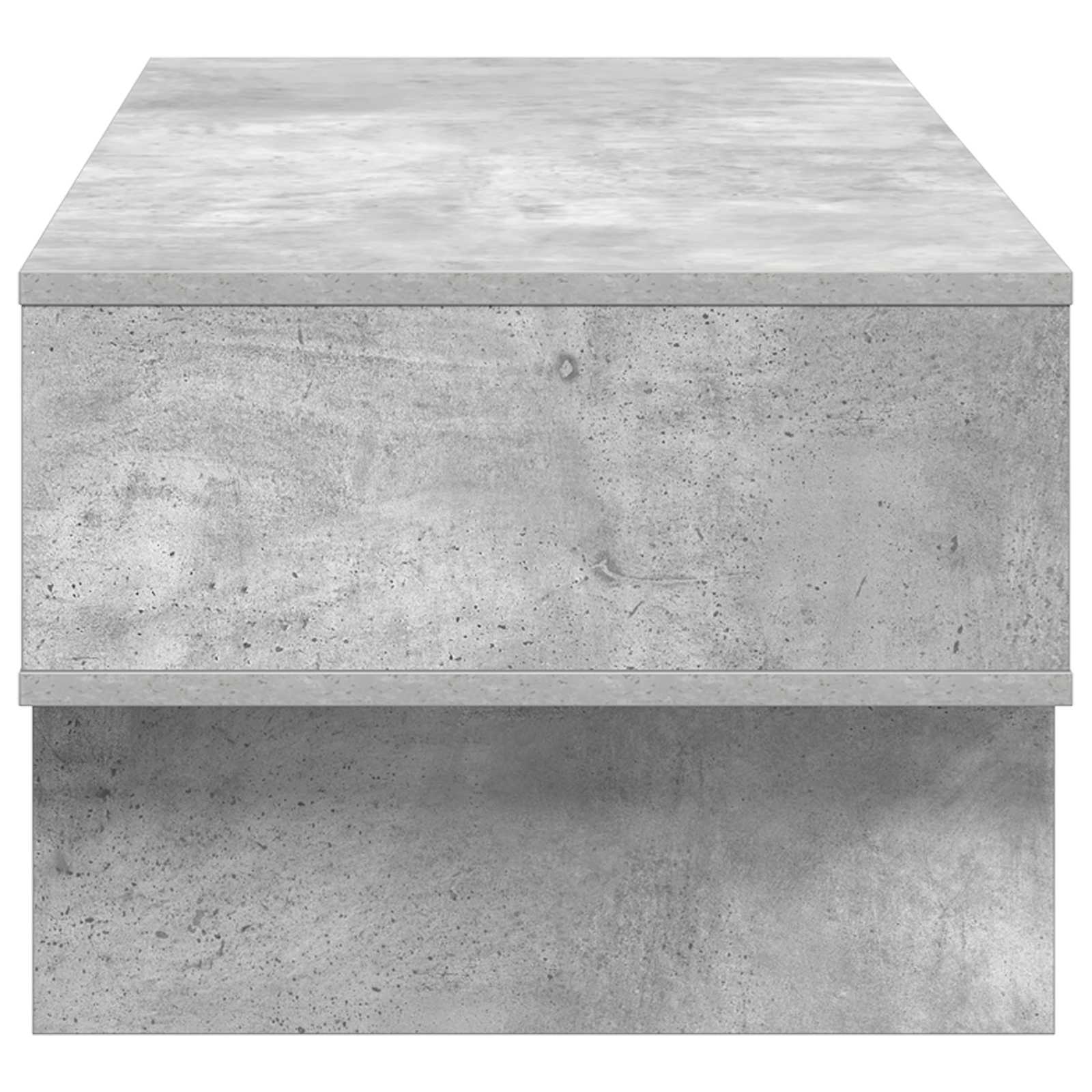 Kava Stol Betonski sivi 100 x 46 x 35 cm Konstruirano drvo