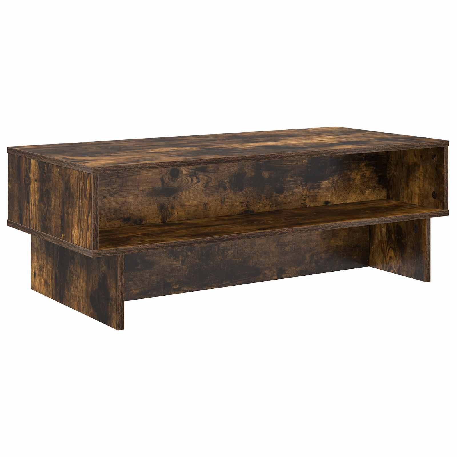 Kava Stol Dimljeni hrast 100 x 46 x 35 cm Konstruirano drvo