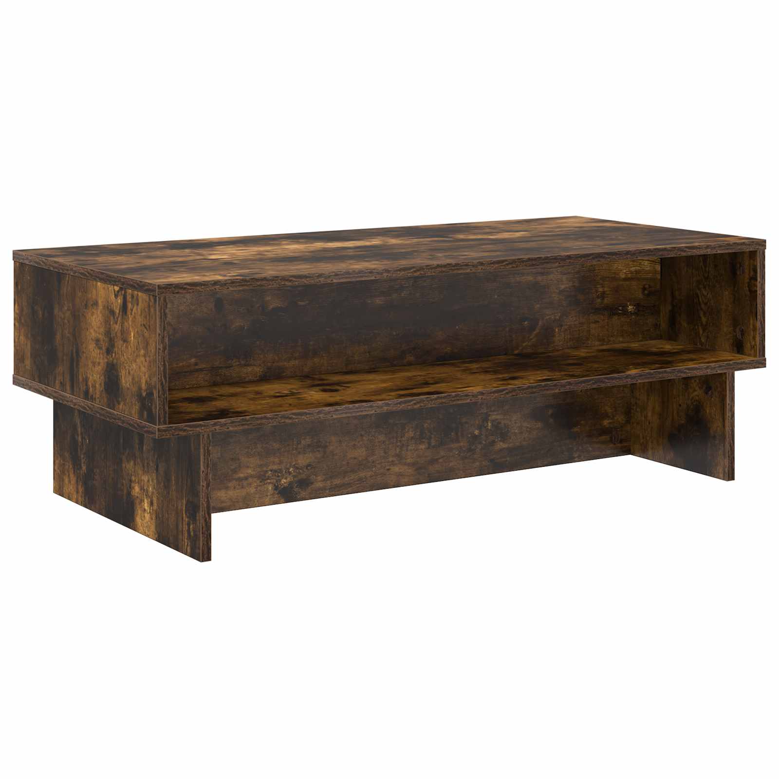 Kava Stol Dimljeni hrast 100 x 46 x 35 cm Konstruirano drvo