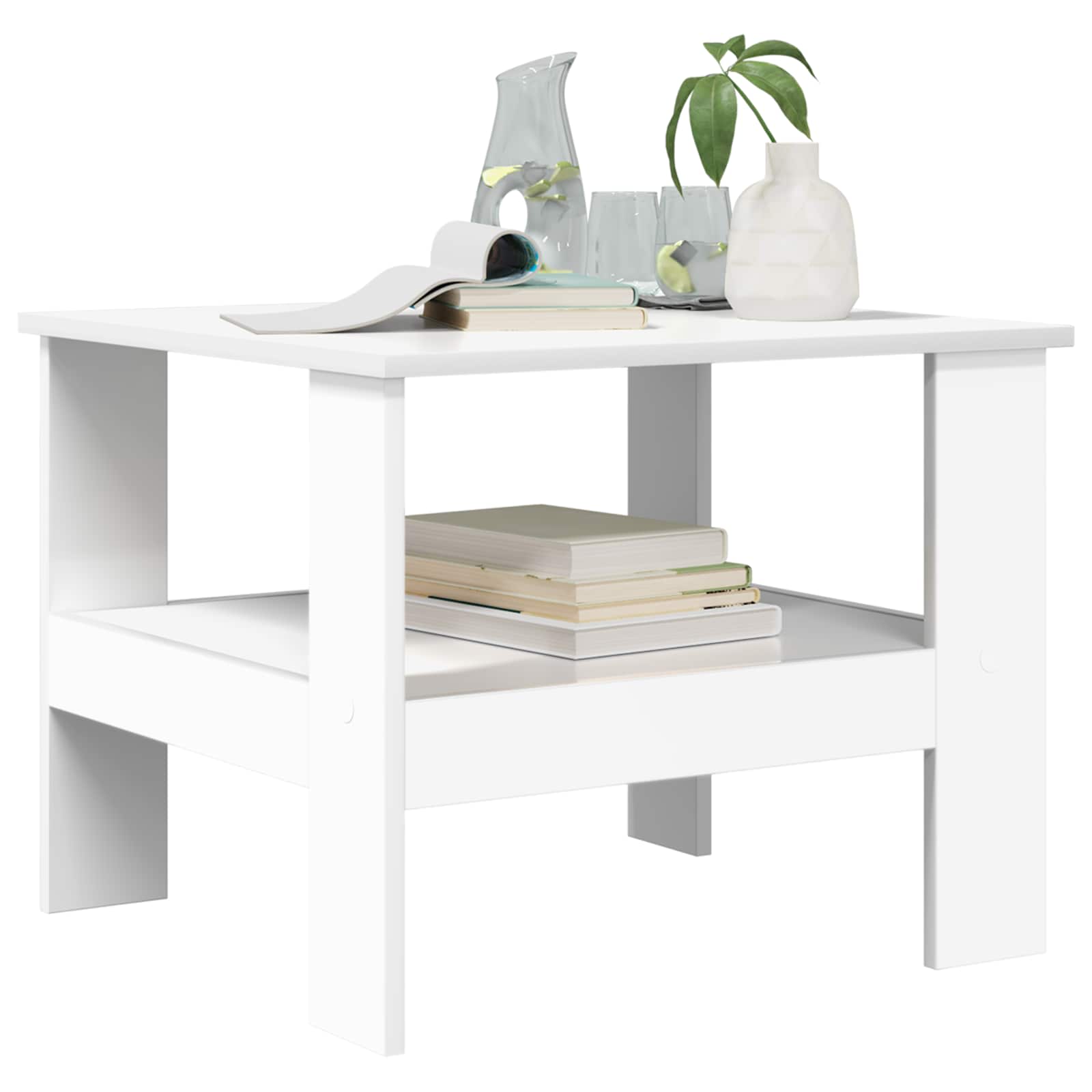 Kava Stol Bijelo 57 x 55 x 45 cm Konstruirano drvo