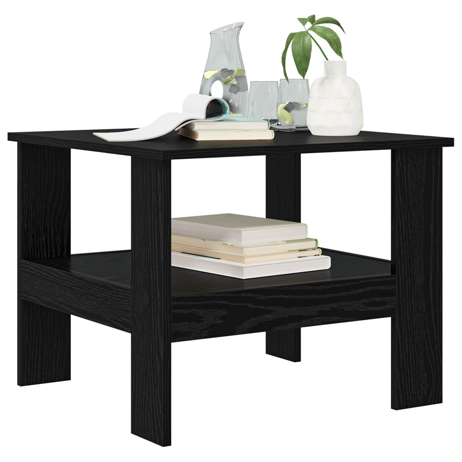 Kava Stol Crni hrast 57 x 55 x 45 cm Konstruirano drvo