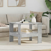 Kava Stol Betonski sivi 57 x 55 x 45 cm Konstruirano drvo