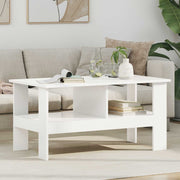 Kava Stol Bijelo 90 x 50 x 45 cm Konstruirano drvo