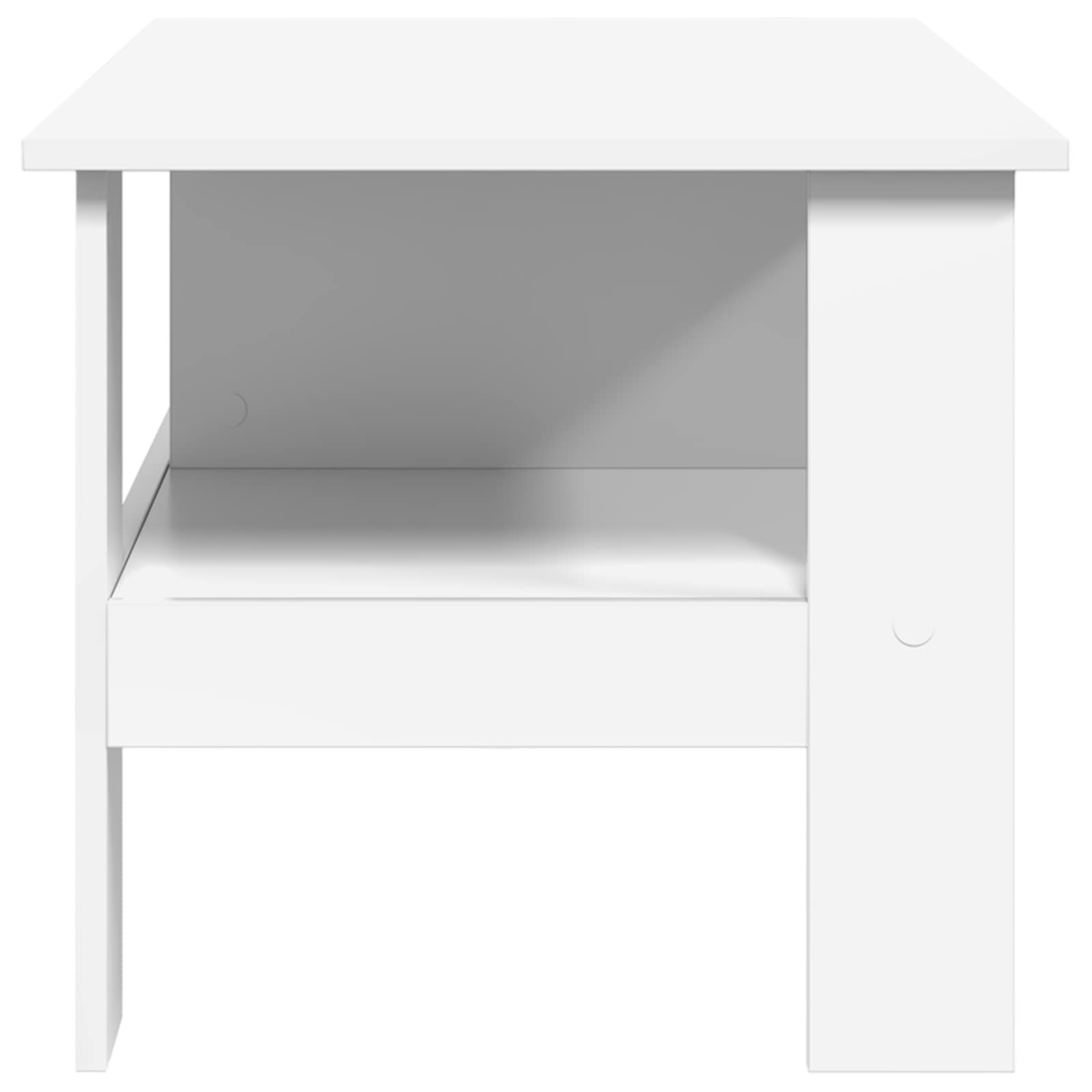 Kava Stol Bijelo 90 x 50 x 45 cm Konstruirano drvo