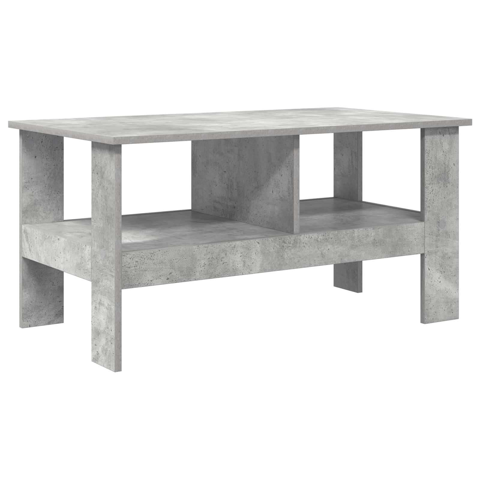 Kava Stol Betonski sivi 90 x 50 x 45 cm Konstruirano drvo