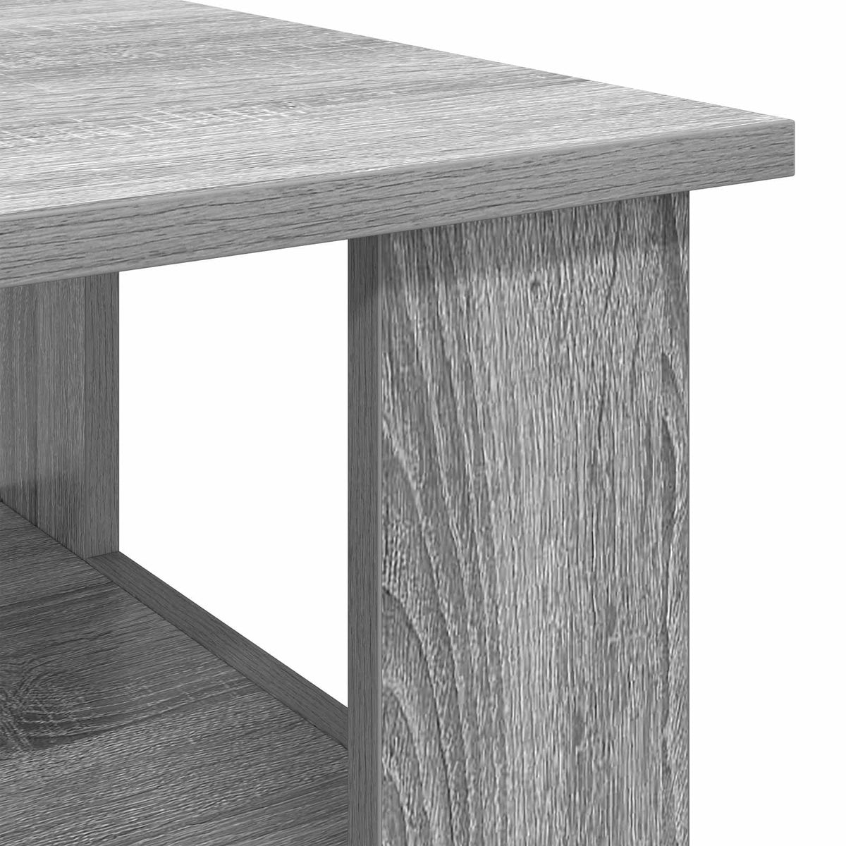 Kava Stol Siva Sonoma 90 x 50 x 45 cm Konstruirano drvo