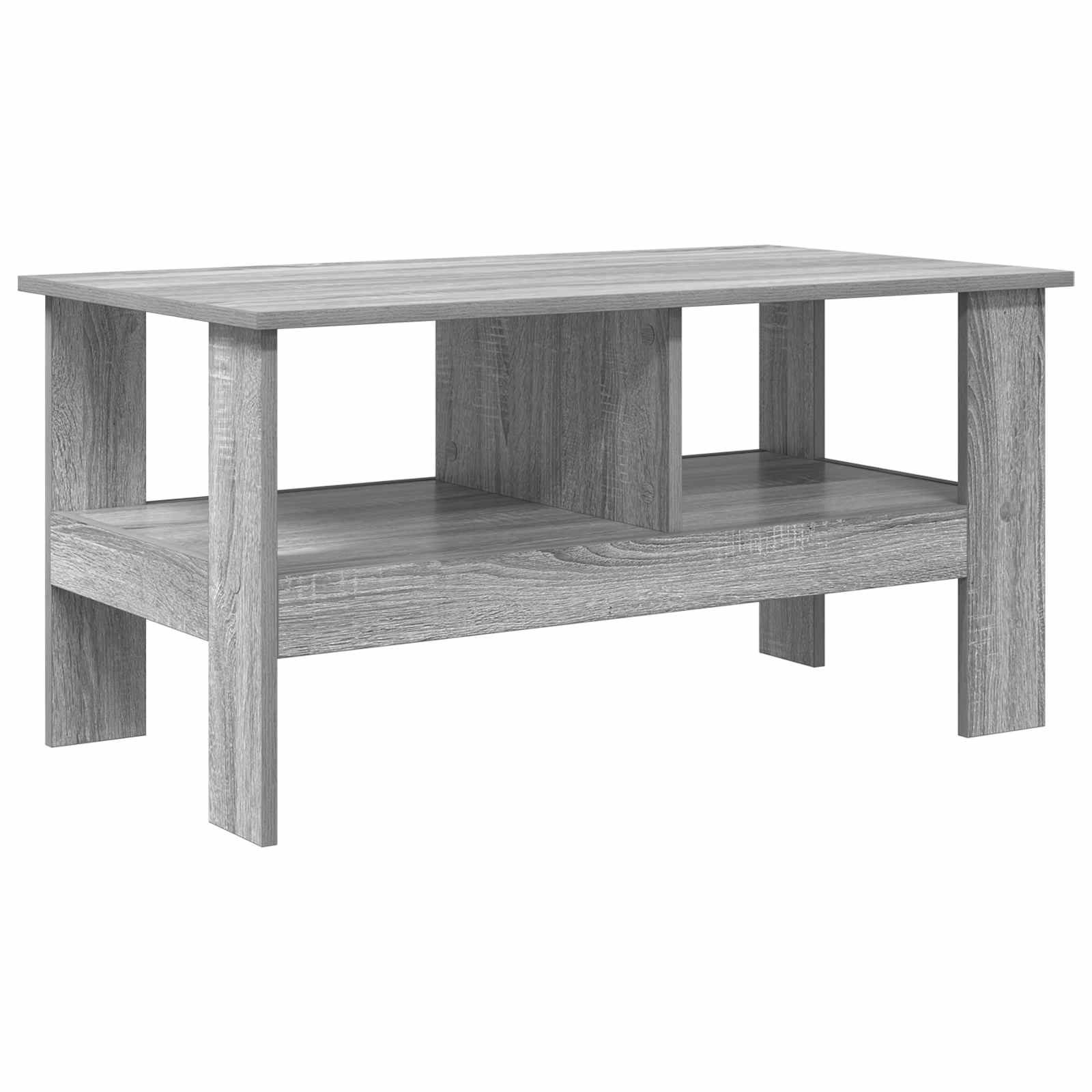 Kava Stol Siva Sonoma 90 x 50 x 45 cm Konstruirano drvo