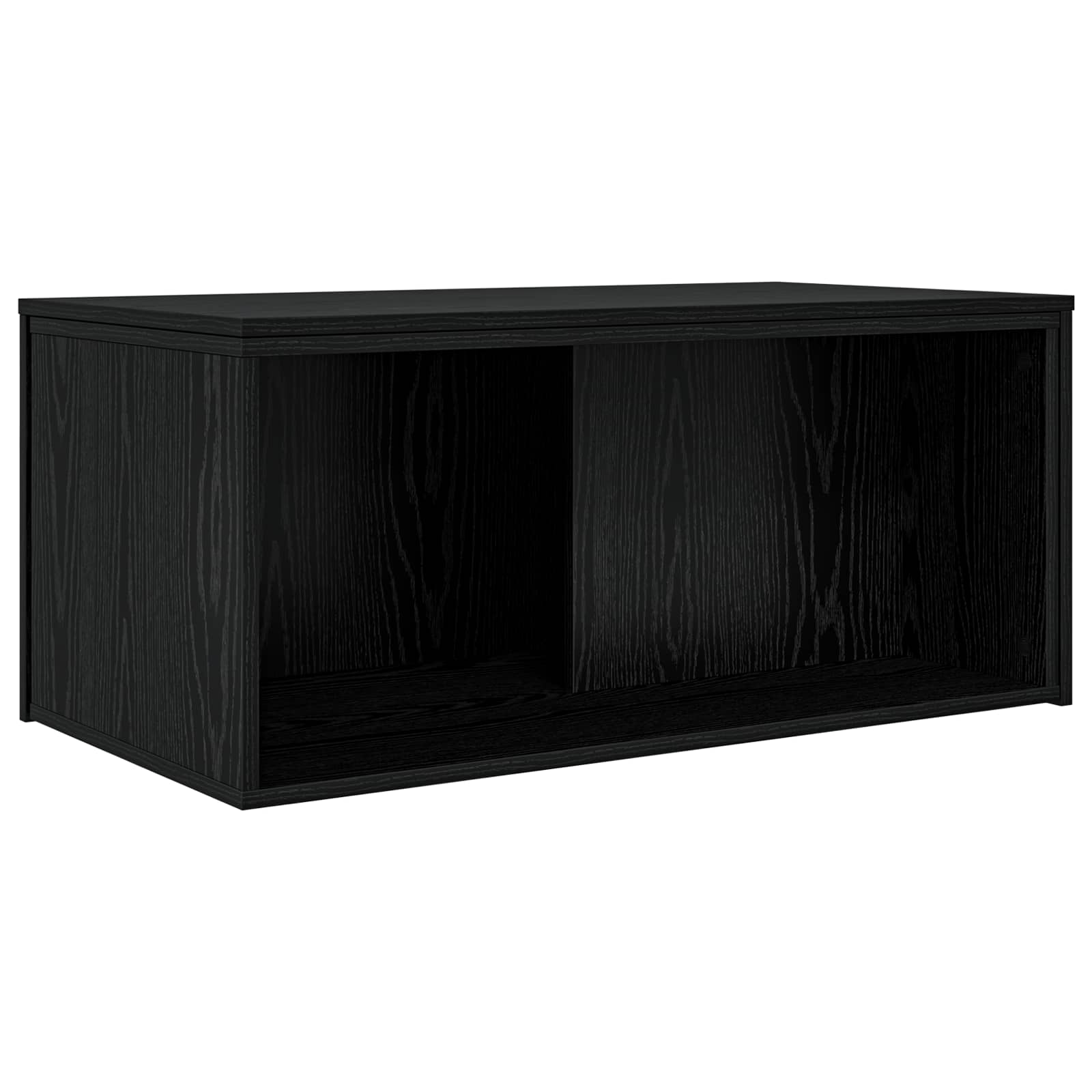 Set stolića za kavu 2 pcs Crni hrast Konstruirano drvo