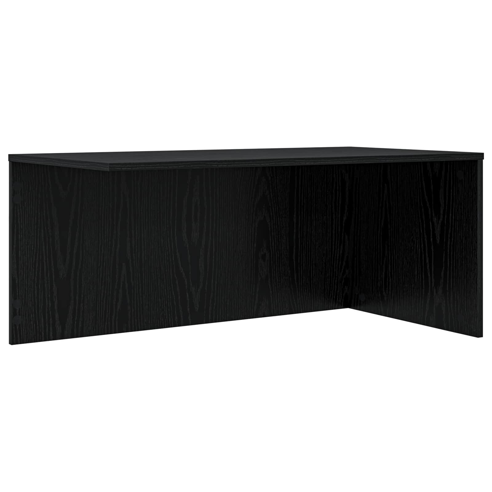 Set stolića za kavu 2 pcs Crni hrast Konstruirano drvo