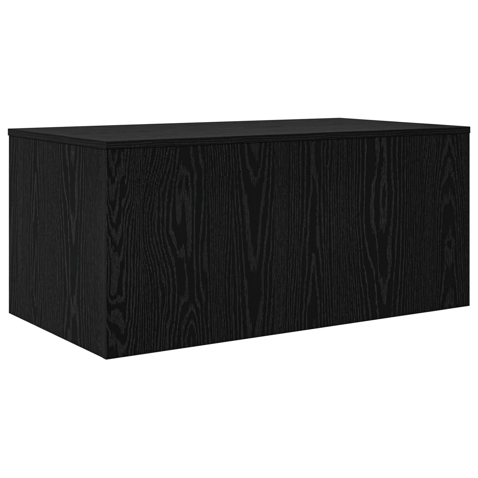 Set stolića za kavu 2 pcs Crni hrast Konstruirano drvo