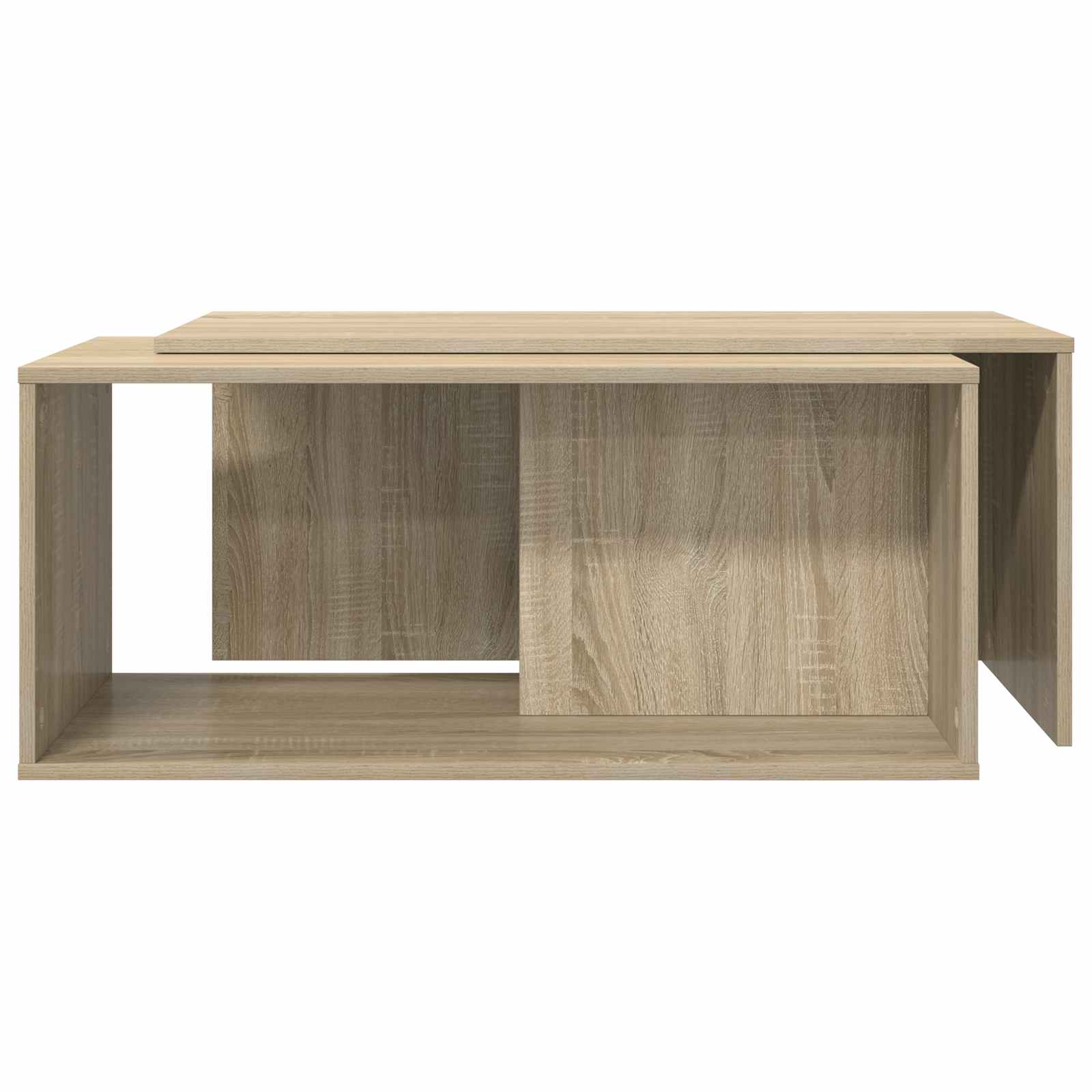 Set stolića za kavu 2 pcs Sonoma hrast Konstruirano drvo