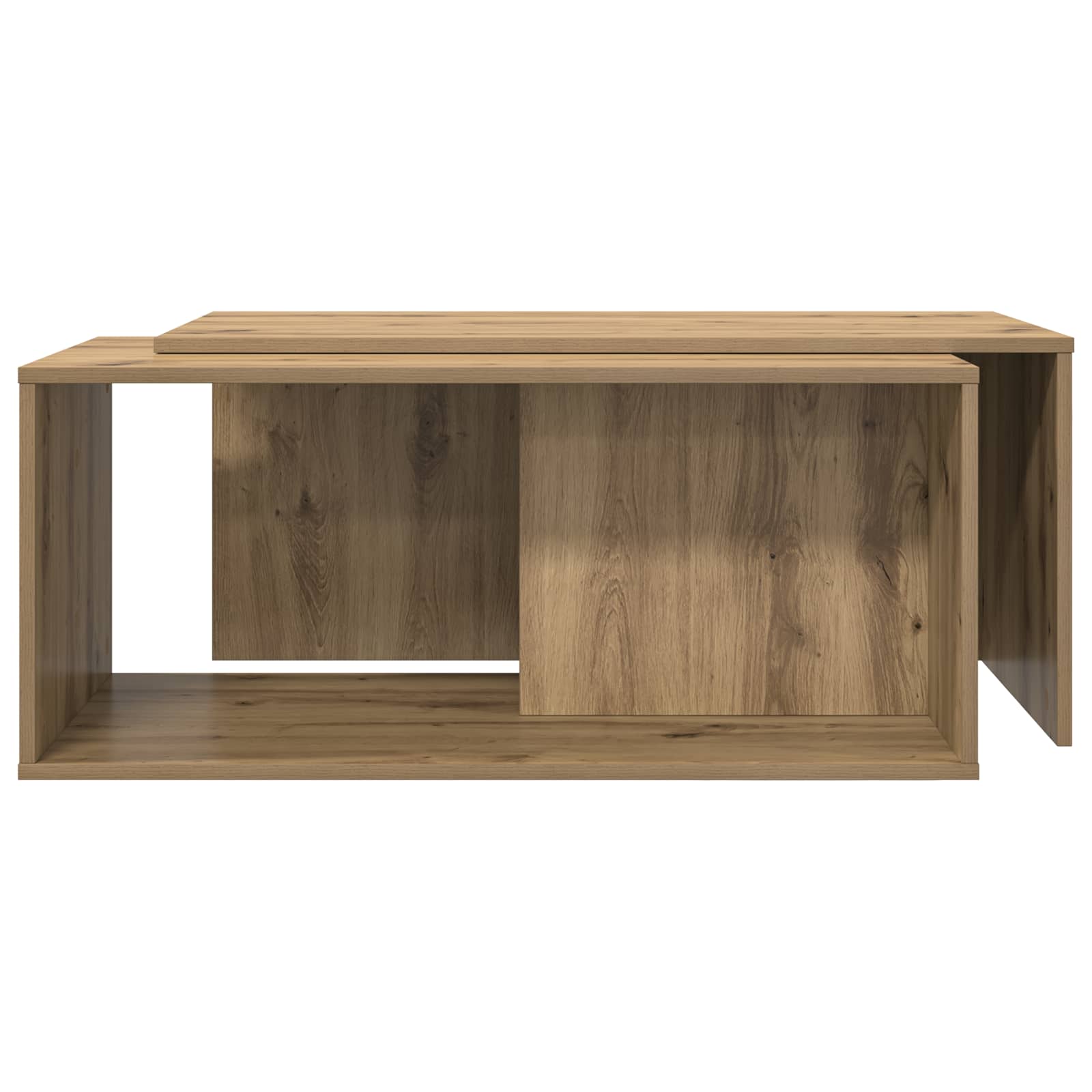 Set stolića za kavu 2 pcs Umjetnički hrast Konstruirano drvo