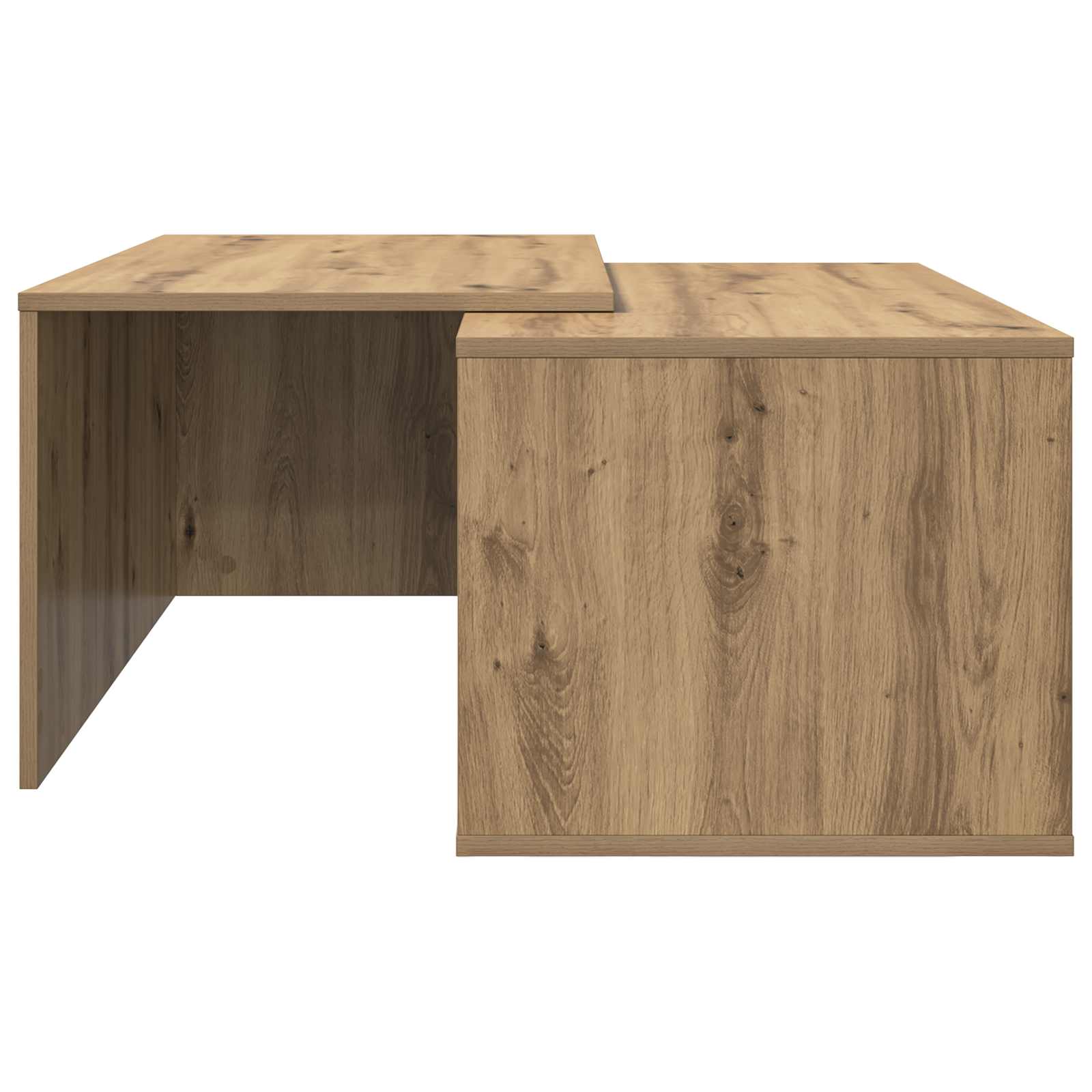 Set stolića za kavu 2 pcs Umjetnički hrast Konstruirano drvo