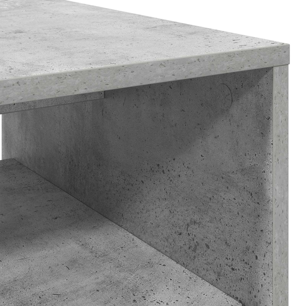 Kava Stol Betonski sivi 60 x 50 x 40 cm Konstruirano drvo