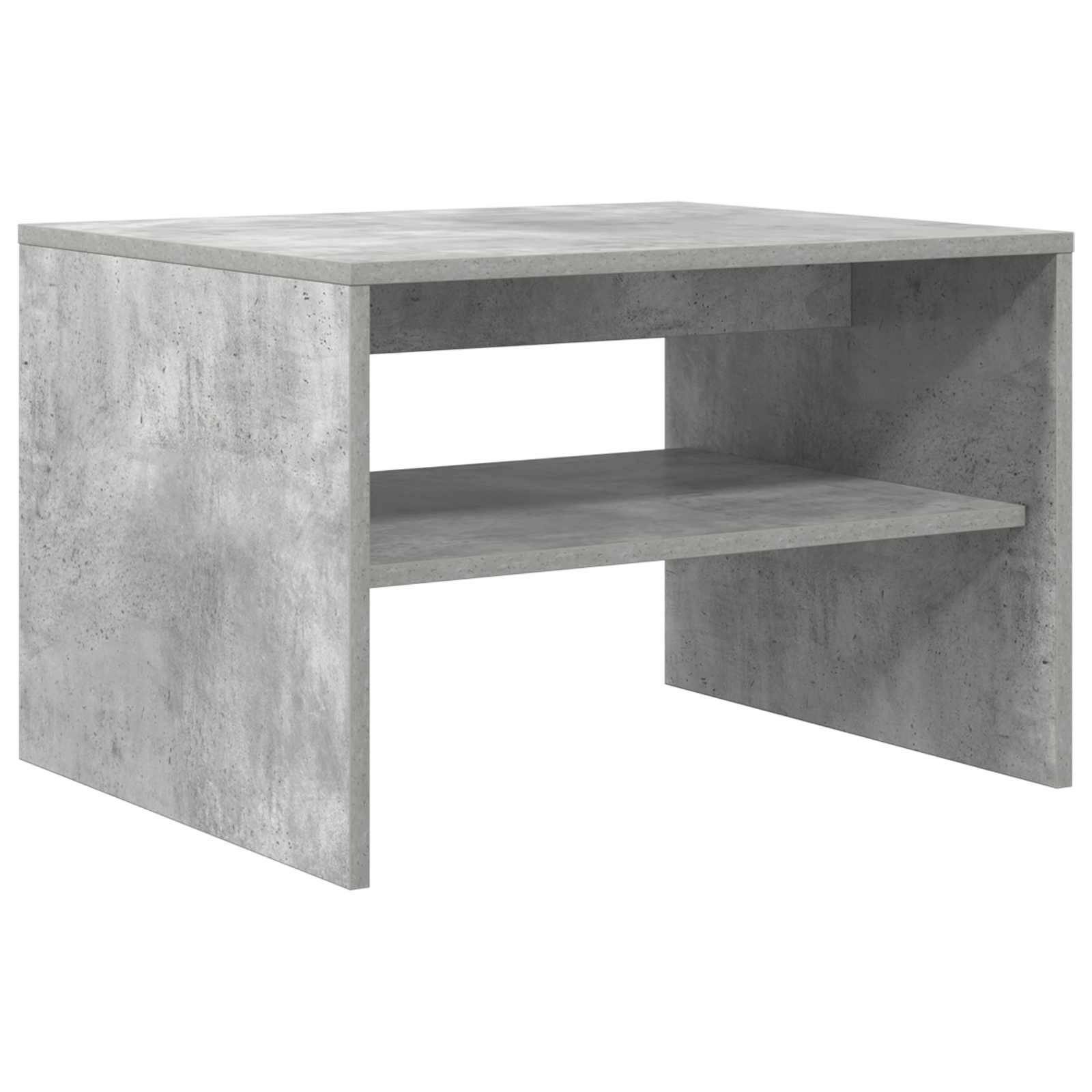 Kava Stol Betonski sivi 60 x 50 x 40 cm Konstruirano drvo