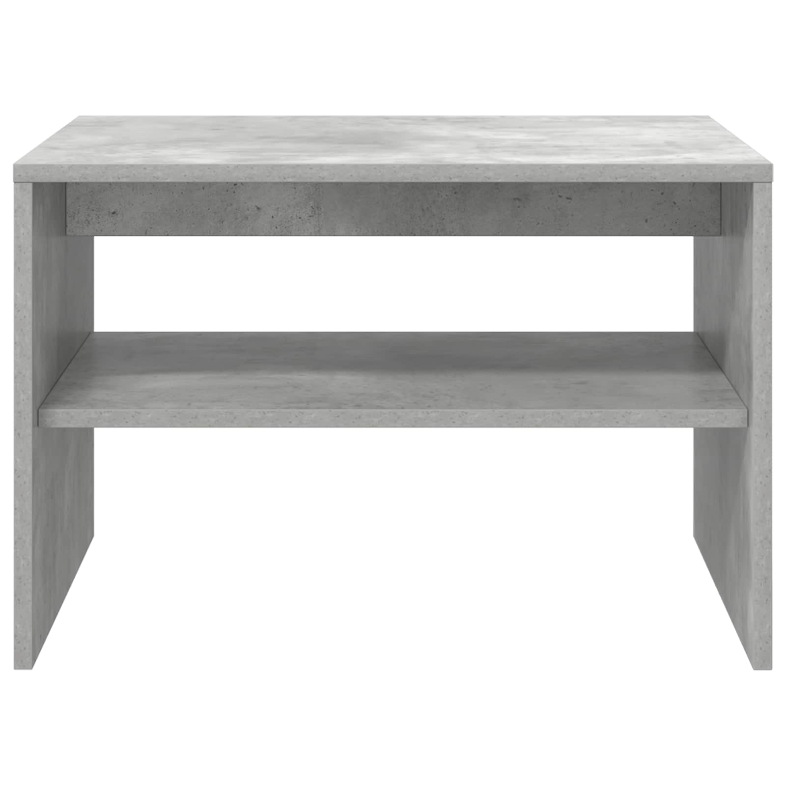Kava Stol Betonski sivi 60 x 50 x 40 cm Konstruirano drvo