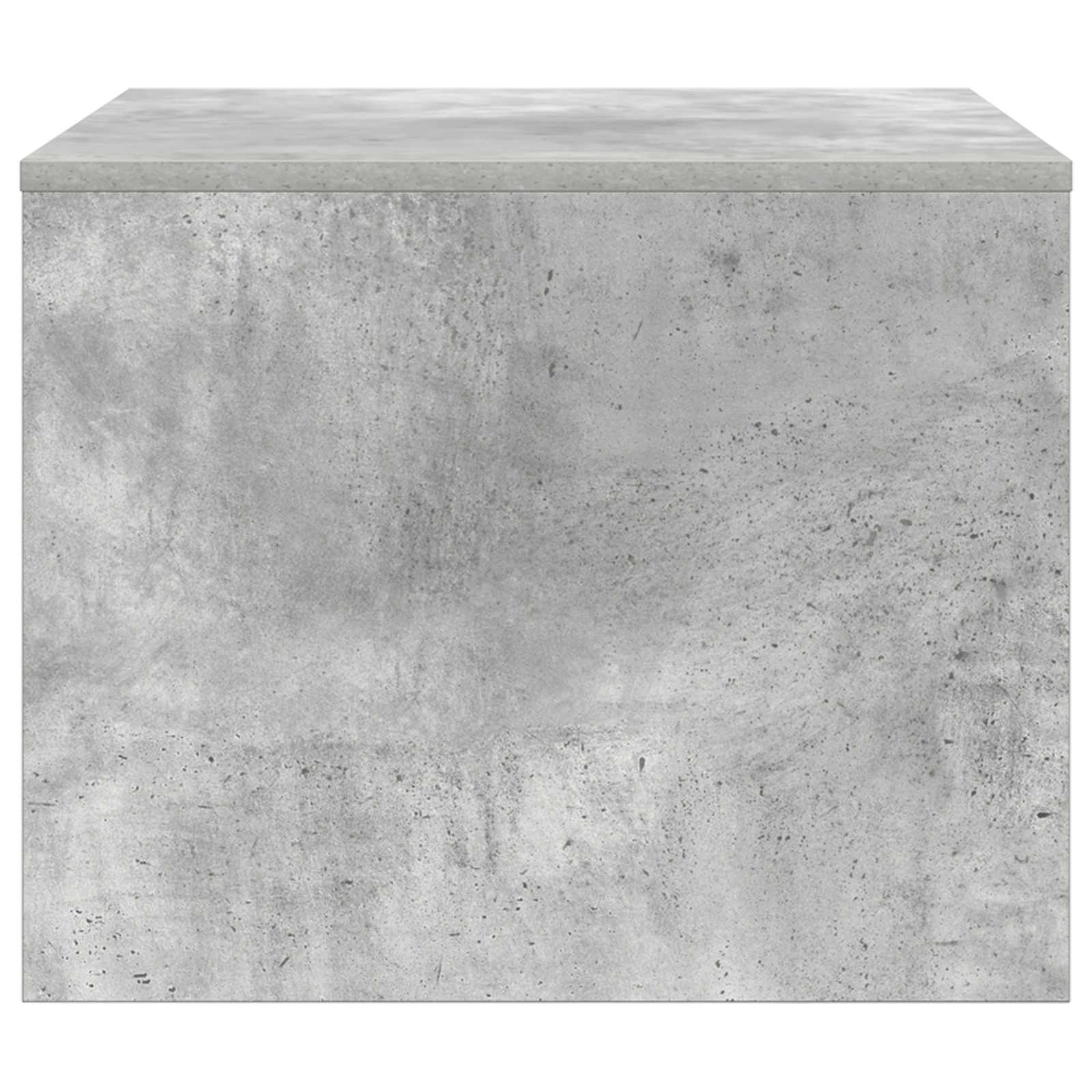Kava Stol Betonski sivi 60 x 50 x 40 cm Konstruirano drvo