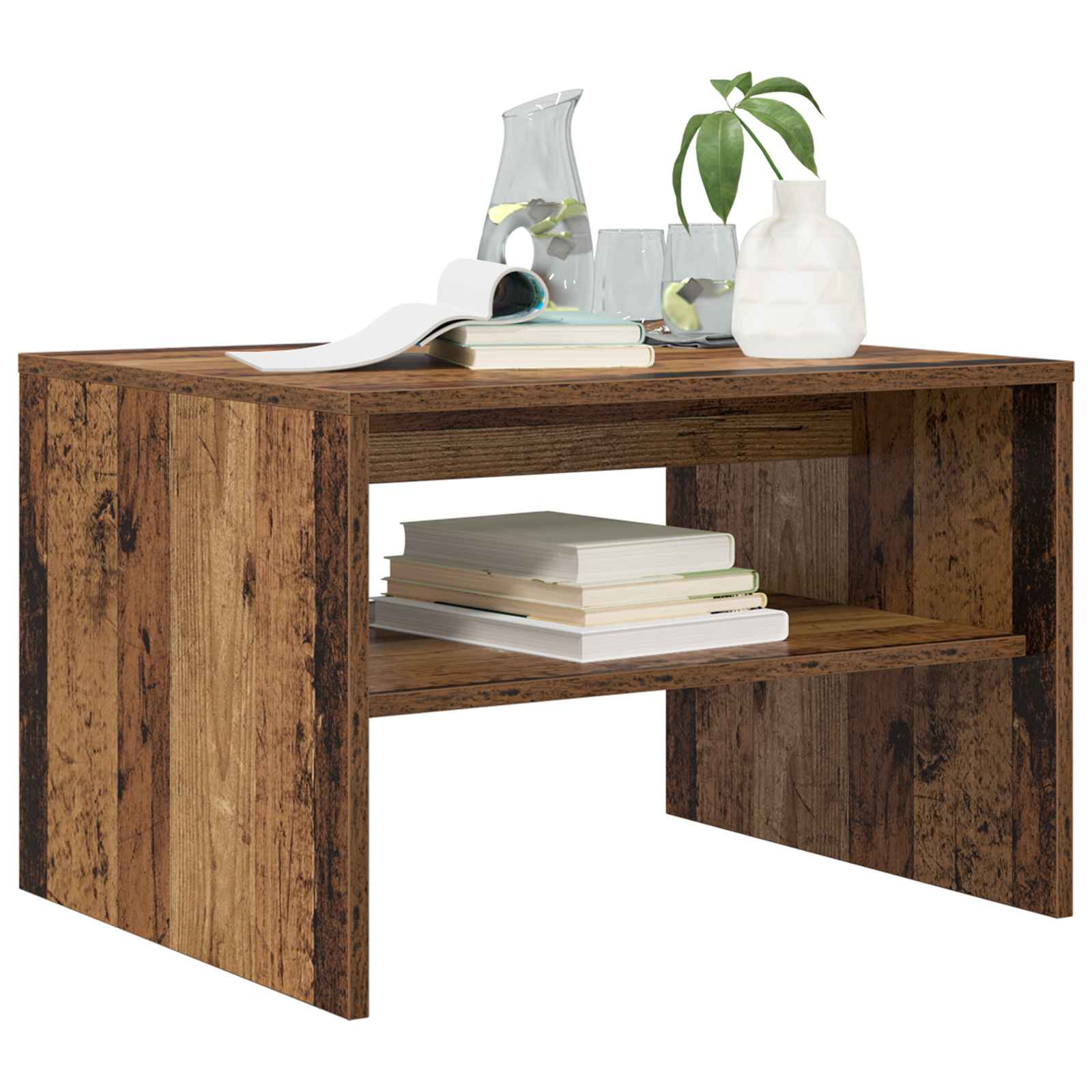 Kava Stol Staro drvo 60 x 50 x 40 cm Konstruirano drvo