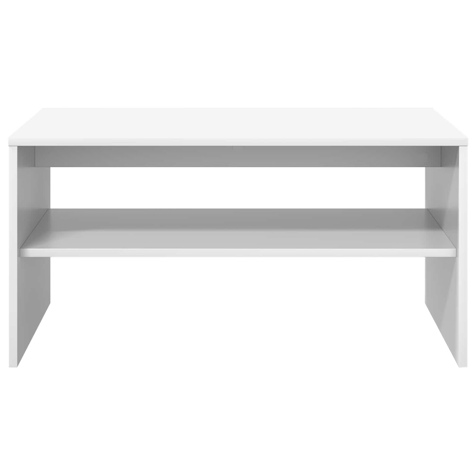 Kava Stol Bijelo 80 x 50 x 40 cm Konstruirano drvo