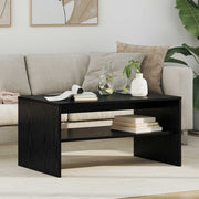 Kava Stol Crni hrast 80 x 50 x 40 cm Konstruirano drvo