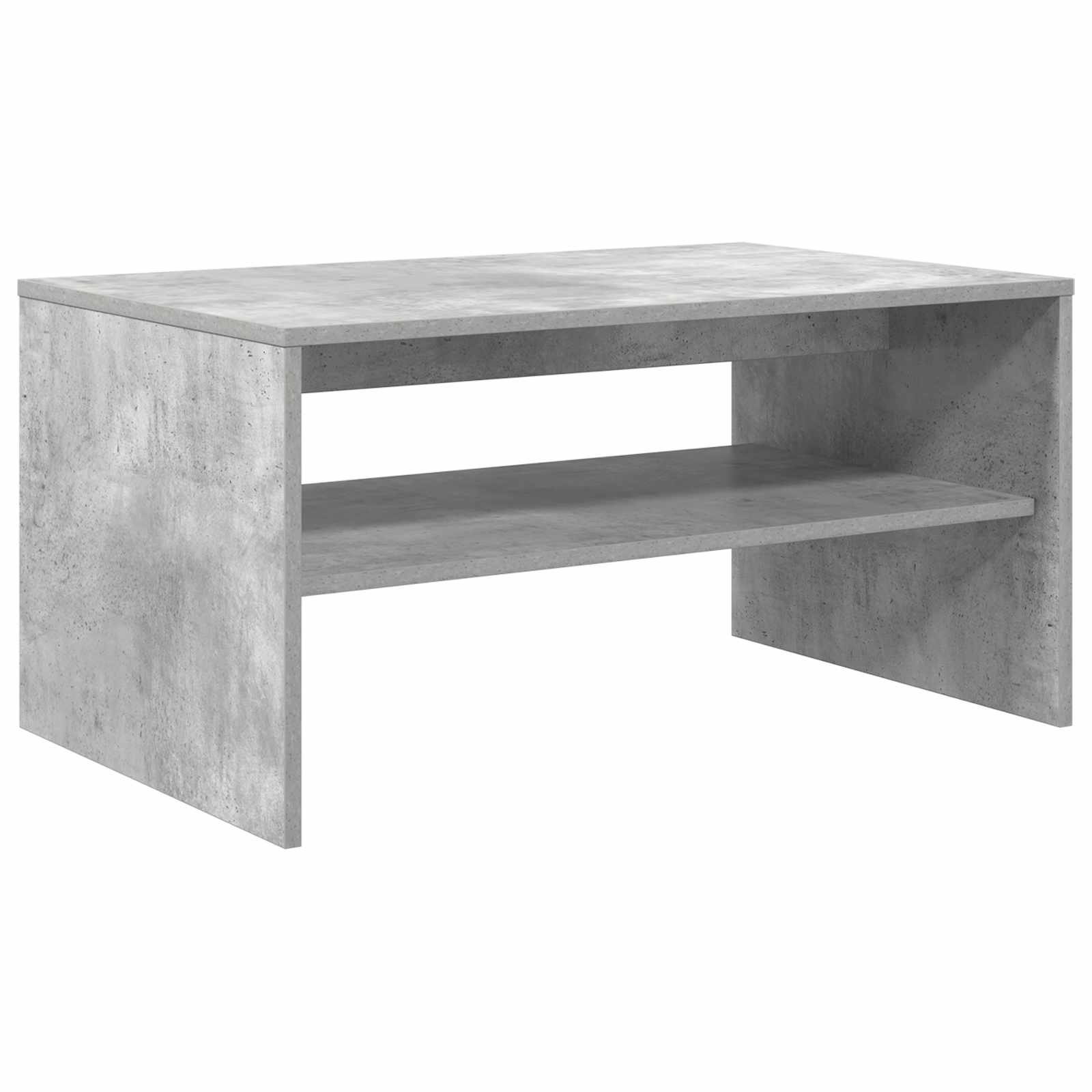 Kava Stol Betonski sivi 80 x 50 x 40 cm Konstruirano drvo