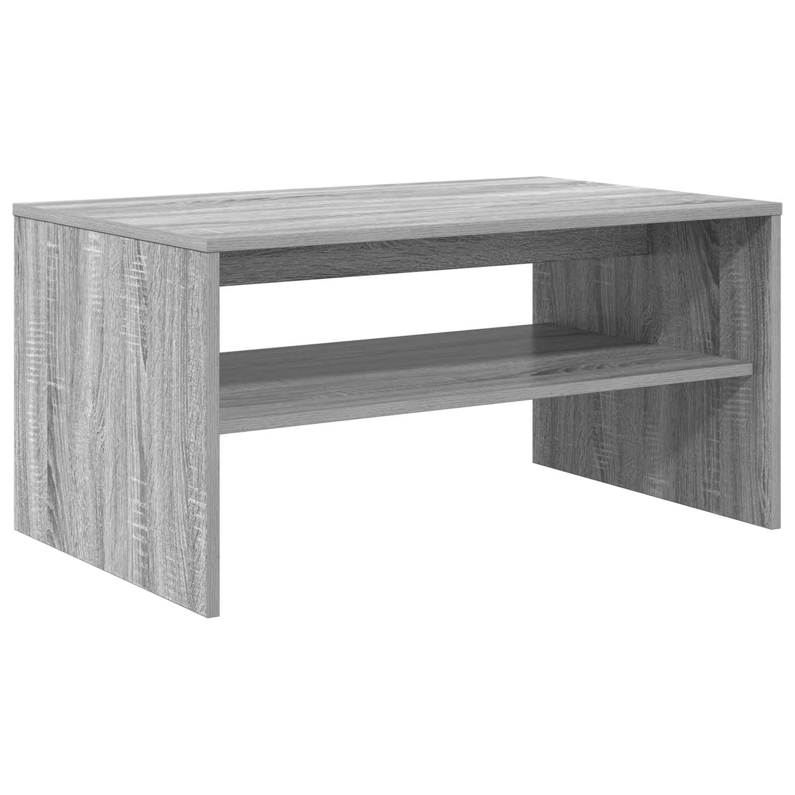 Kava Stol Siva Sonoma 80 x 50 x 40 cm Konstruirano drvo