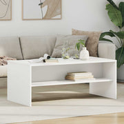 Kava Stol Bijelo 100 x 50 x 40 cm Konstruirano drvo