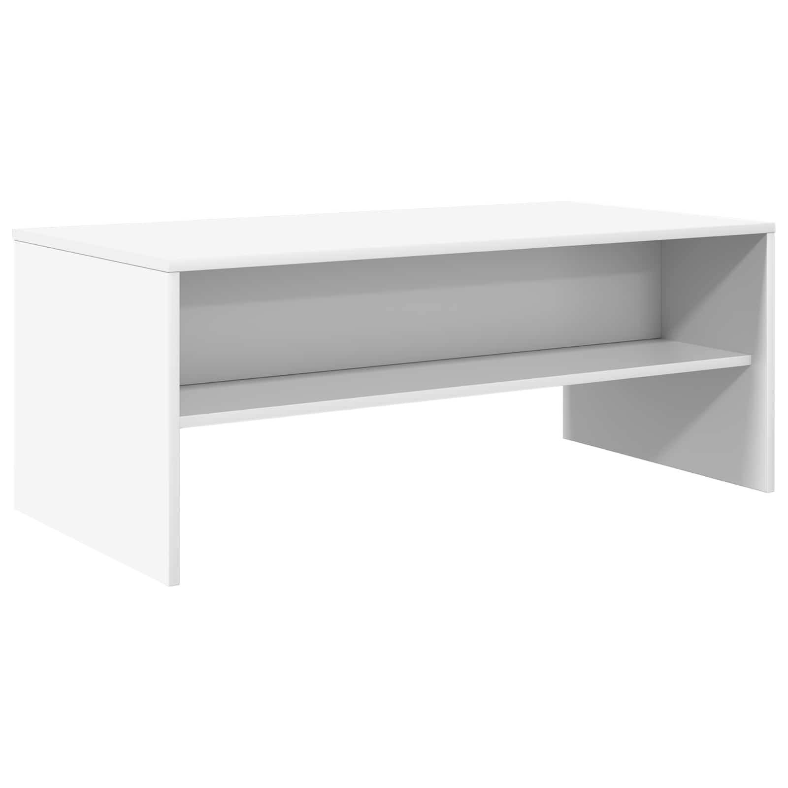 Kava Stol Bijelo 100 x 50 x 40 cm Konstruirano drvo