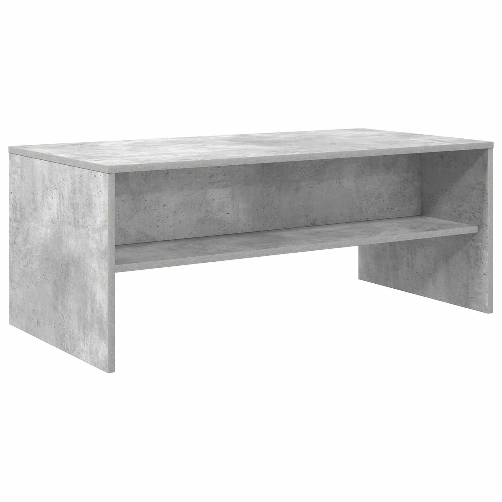Kava Stol Betonski sivi 100 x 50 x 40 cm Konstruirano drvo