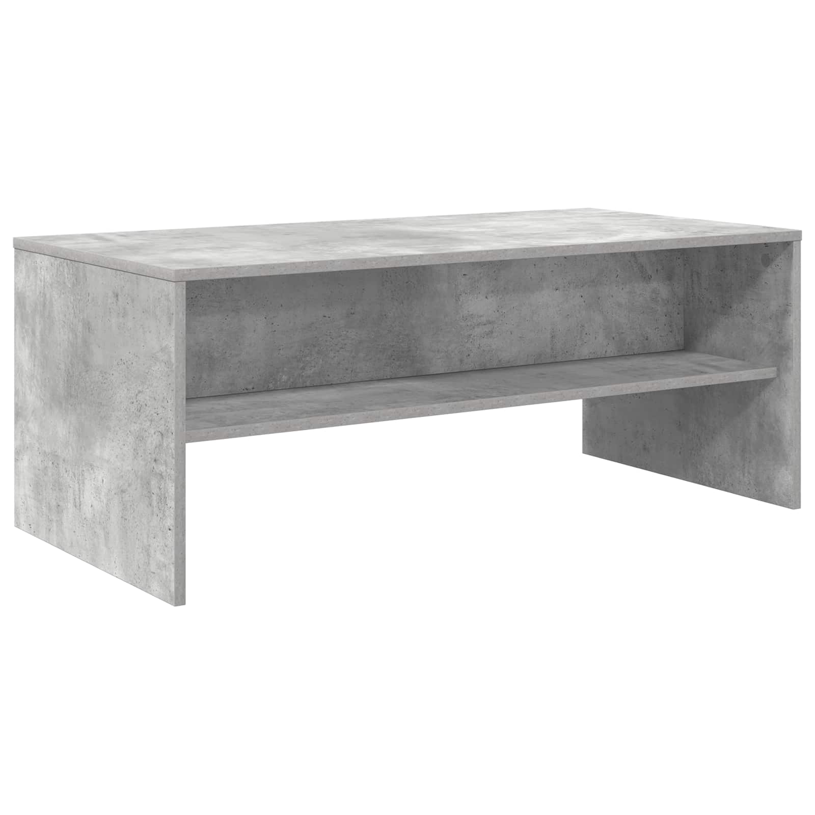 Kava Stol Betonski sivi 100 x 50 x 40 cm Konstruirano drvo