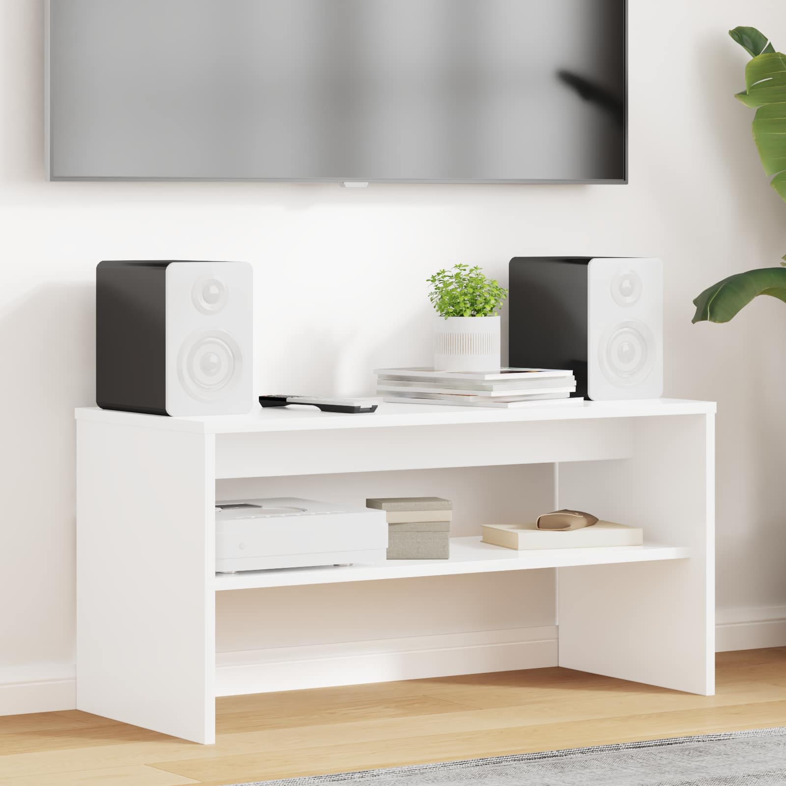 TV ormar 80 x 35 x 40 cm Bijelo Konstruirano drvo